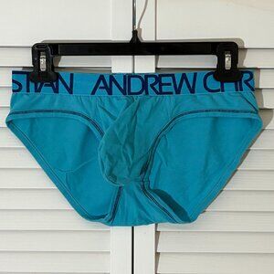 Andrew Christian Brief -- Turquoise/Blue